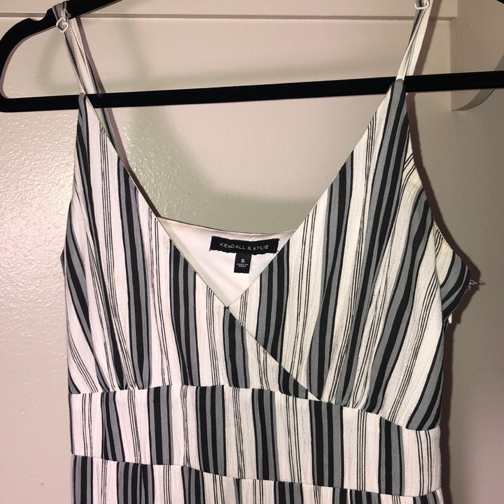 Kendall & Kylie Striped Jumpsuit